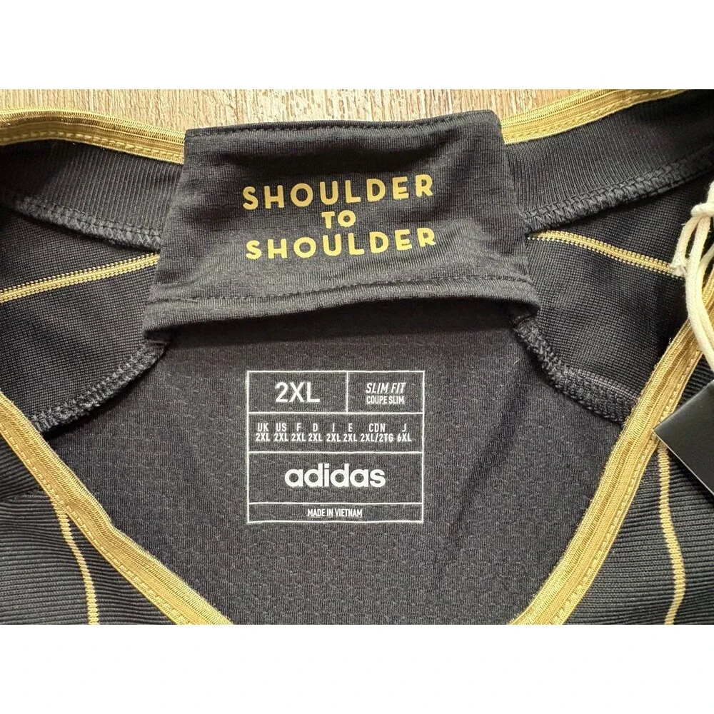 Adidas 2024/2025 LAFC Authentic Home Jersey Black Gold Men’s Sz XXL HZ6219